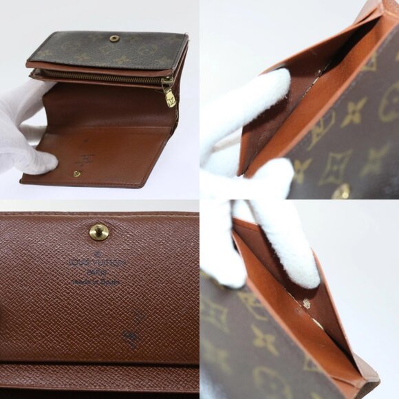 LOUIS VUITTON Monogram Porte Monnaie Billets Tresor Wallet M61730 LV Auth 52273 - Picture 13 of 15